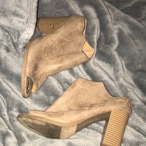 Open toe heels
